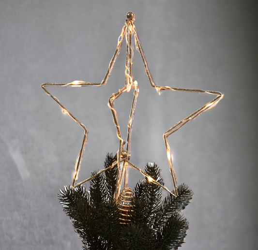 Golden Star - Christmas Tree Top-Decor