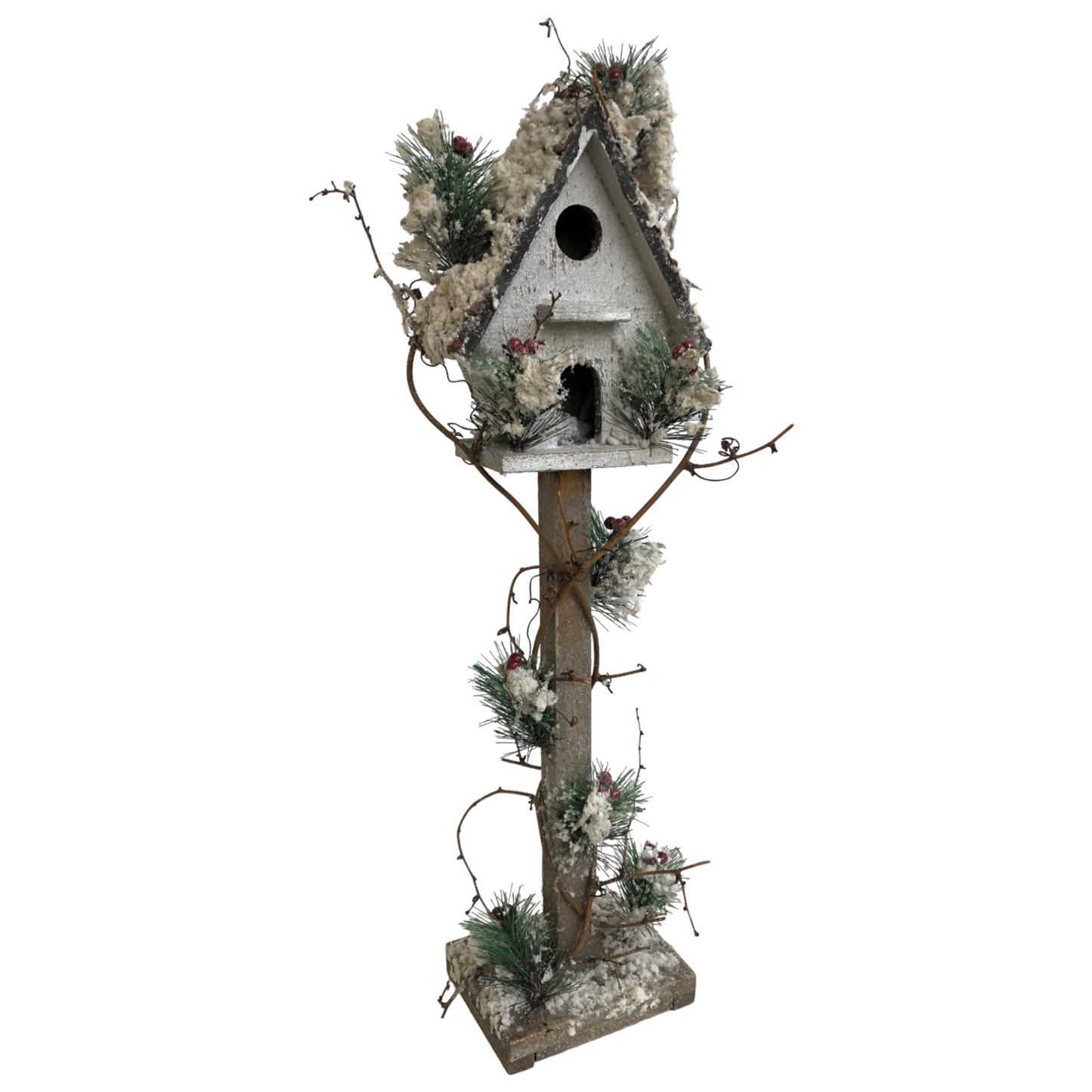 Christmas Snow-decor Birdhouse