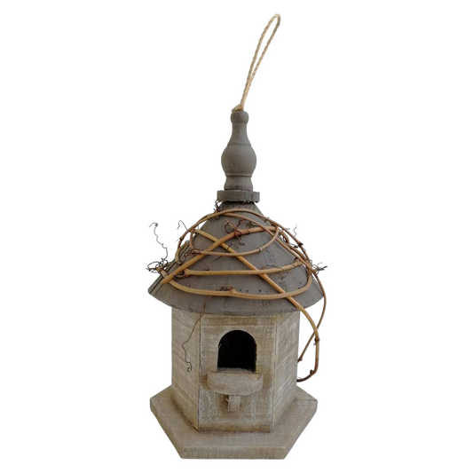 Wicker-decor Birdhouse