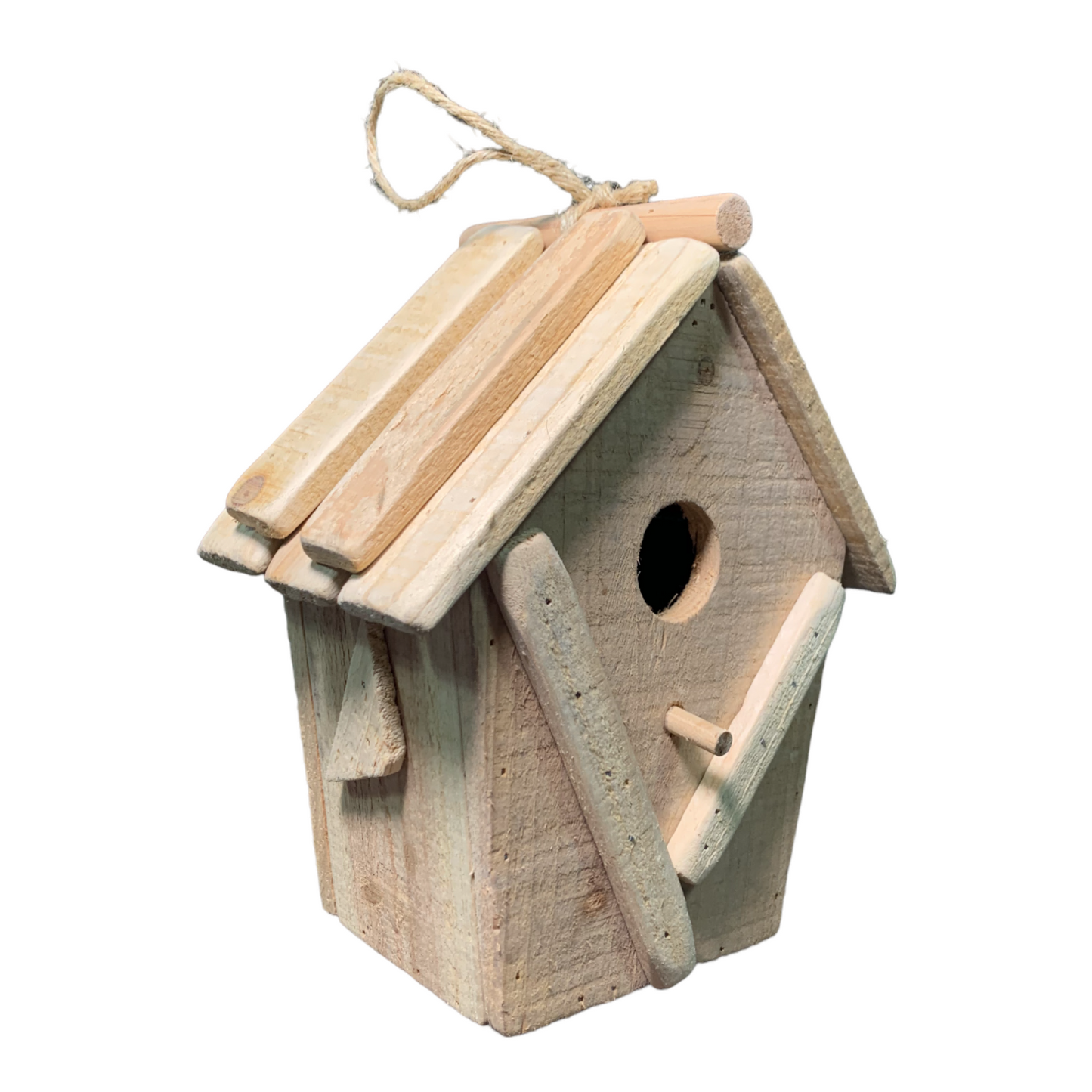 DIY Unpainted Wooden Birdhouse