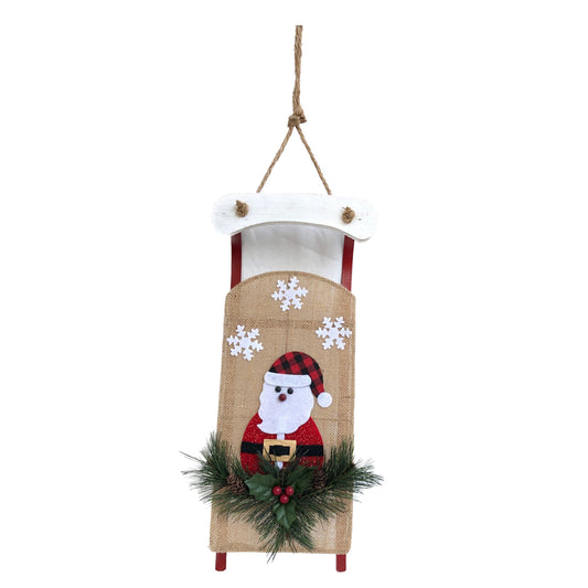 Santa Sleigh Home Wall Decor