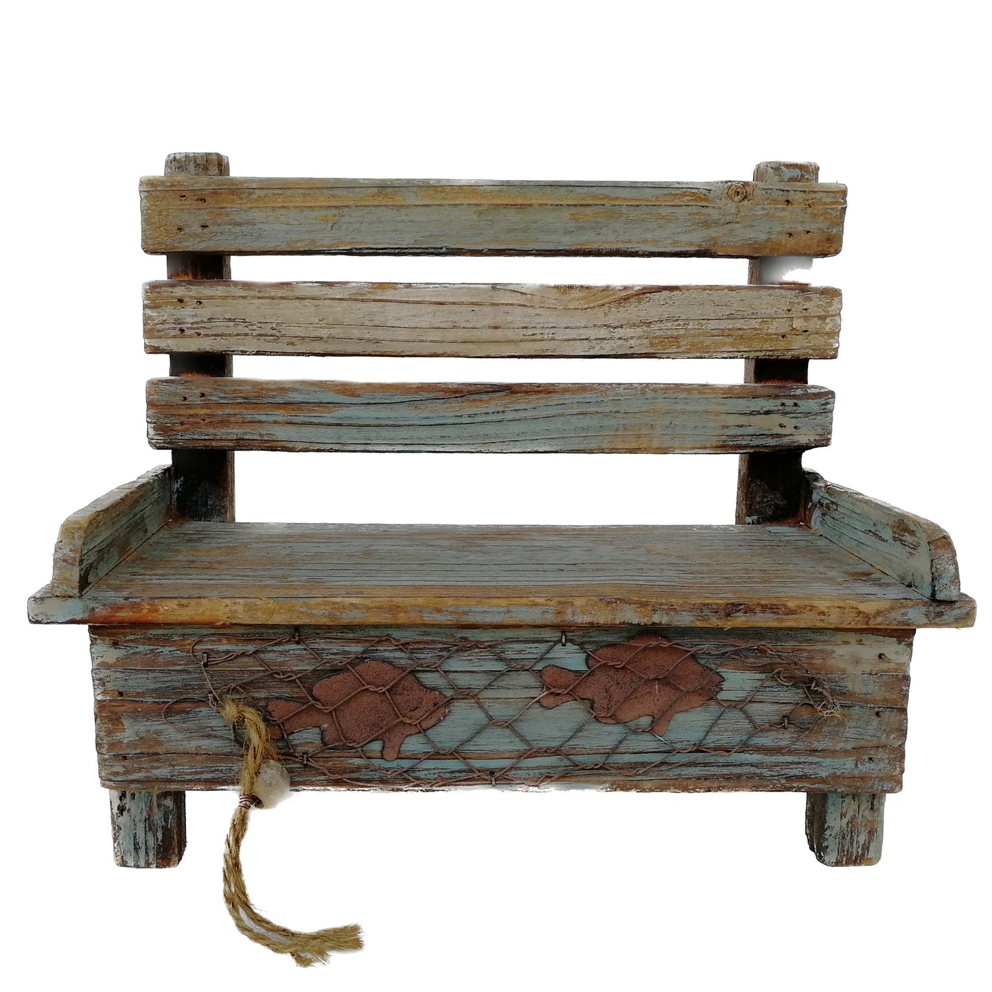 Distressed Rustic Wood Chair