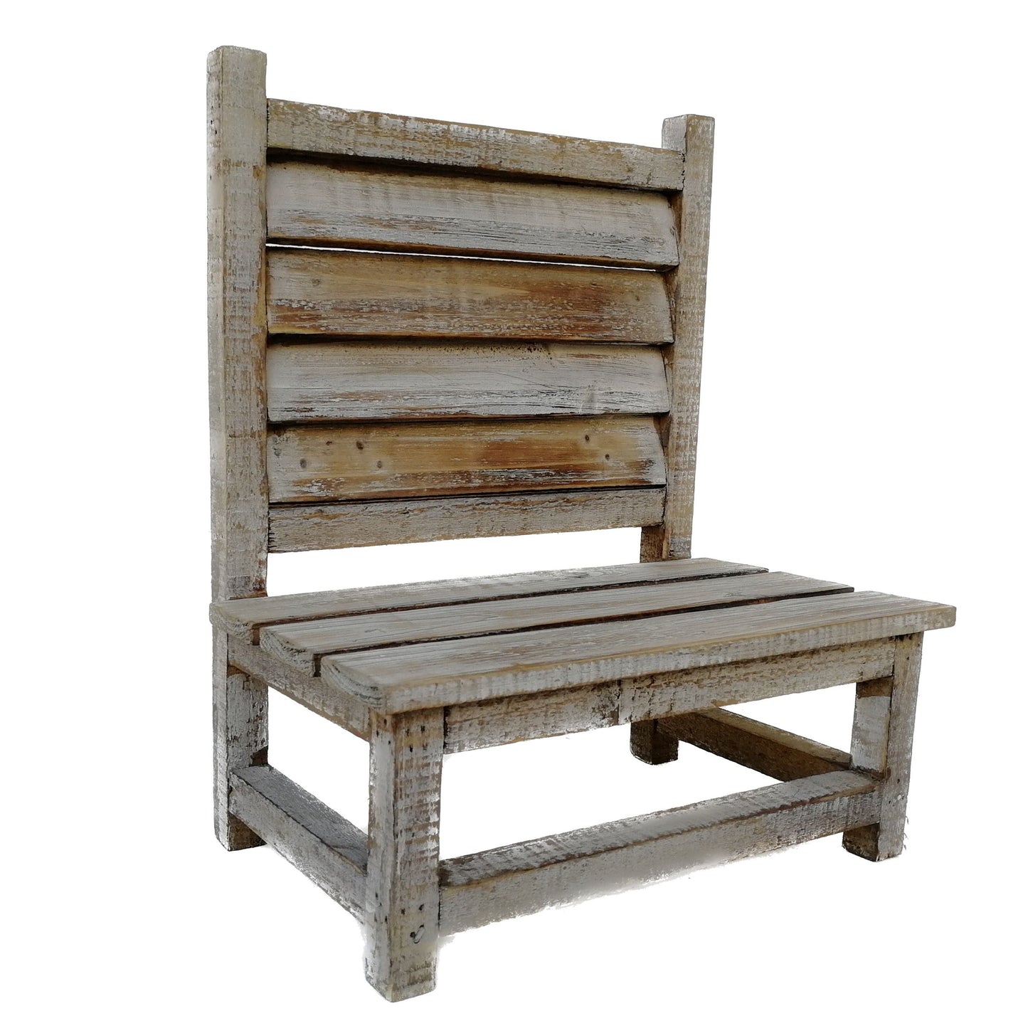 Rustic Wood Chair for Outdoor Decor