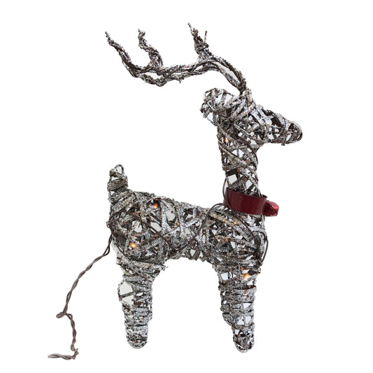 Lighted Christmas  Reindeer Outdoor Decor with LED Lights