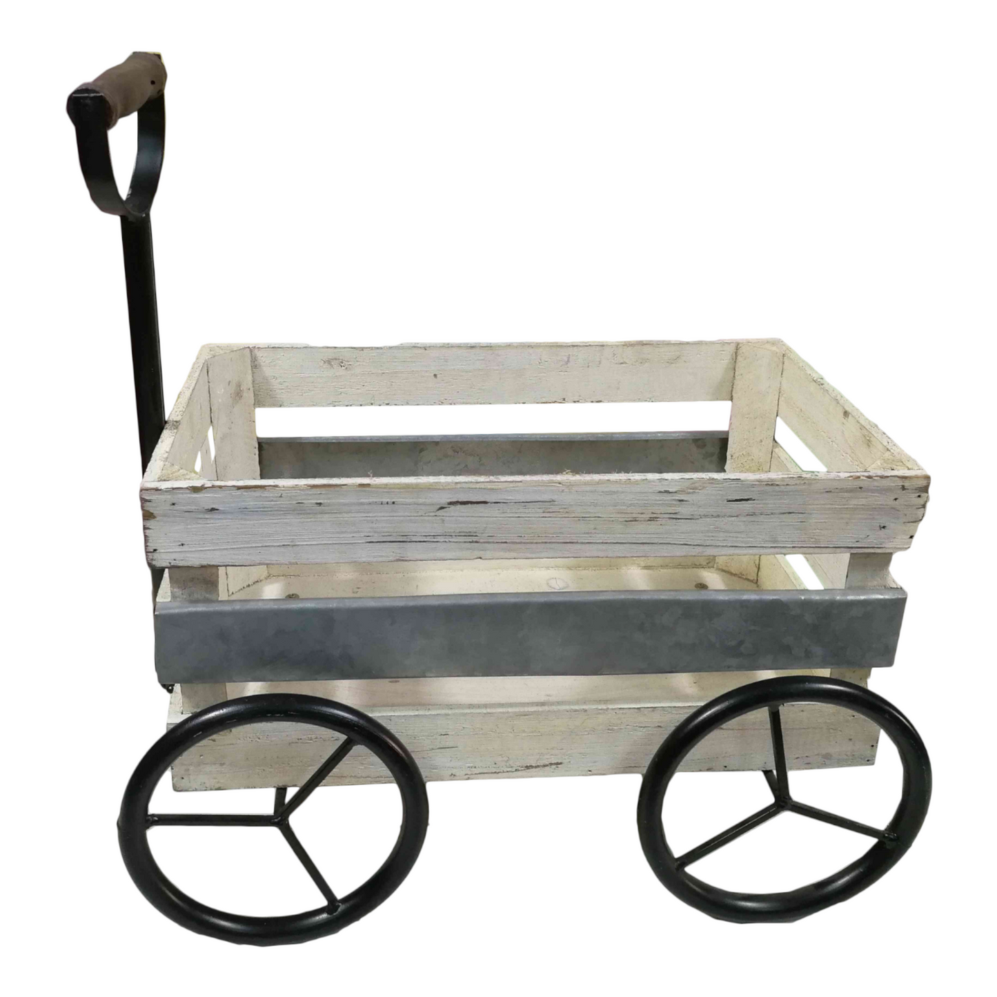 Wooden Cart Planter