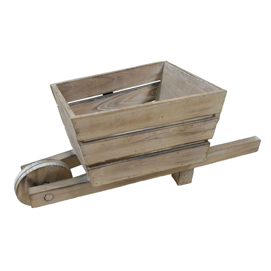 Wooden Cart Planter