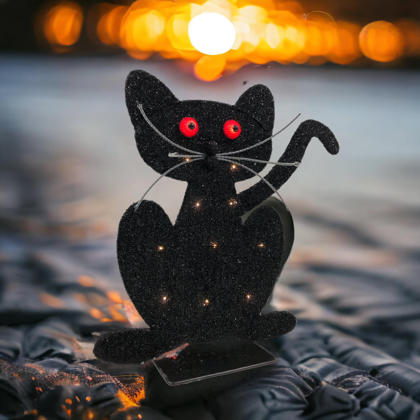 Halloween Black Cat Outdoor Decor