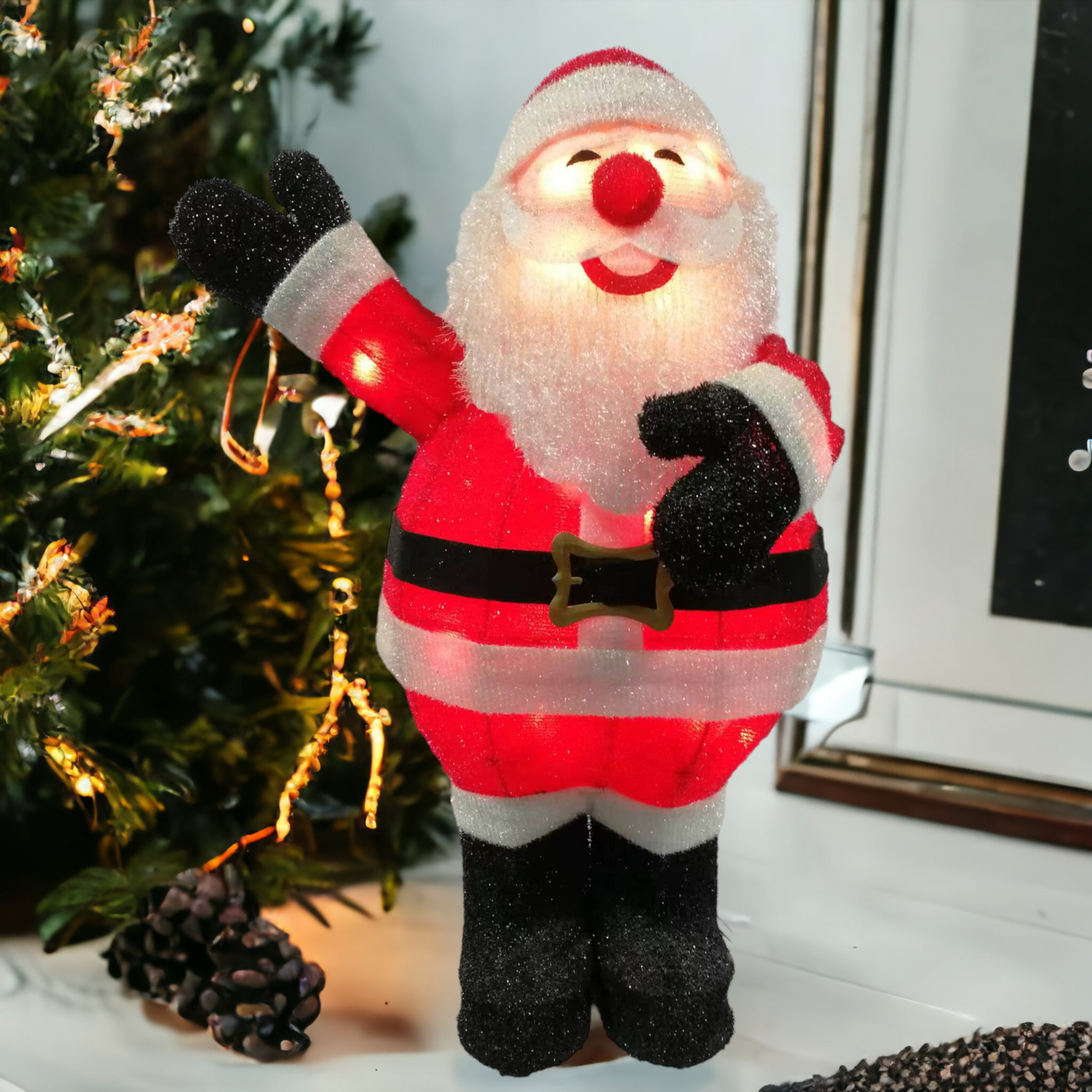 Lighted Standing Santa Outdoor