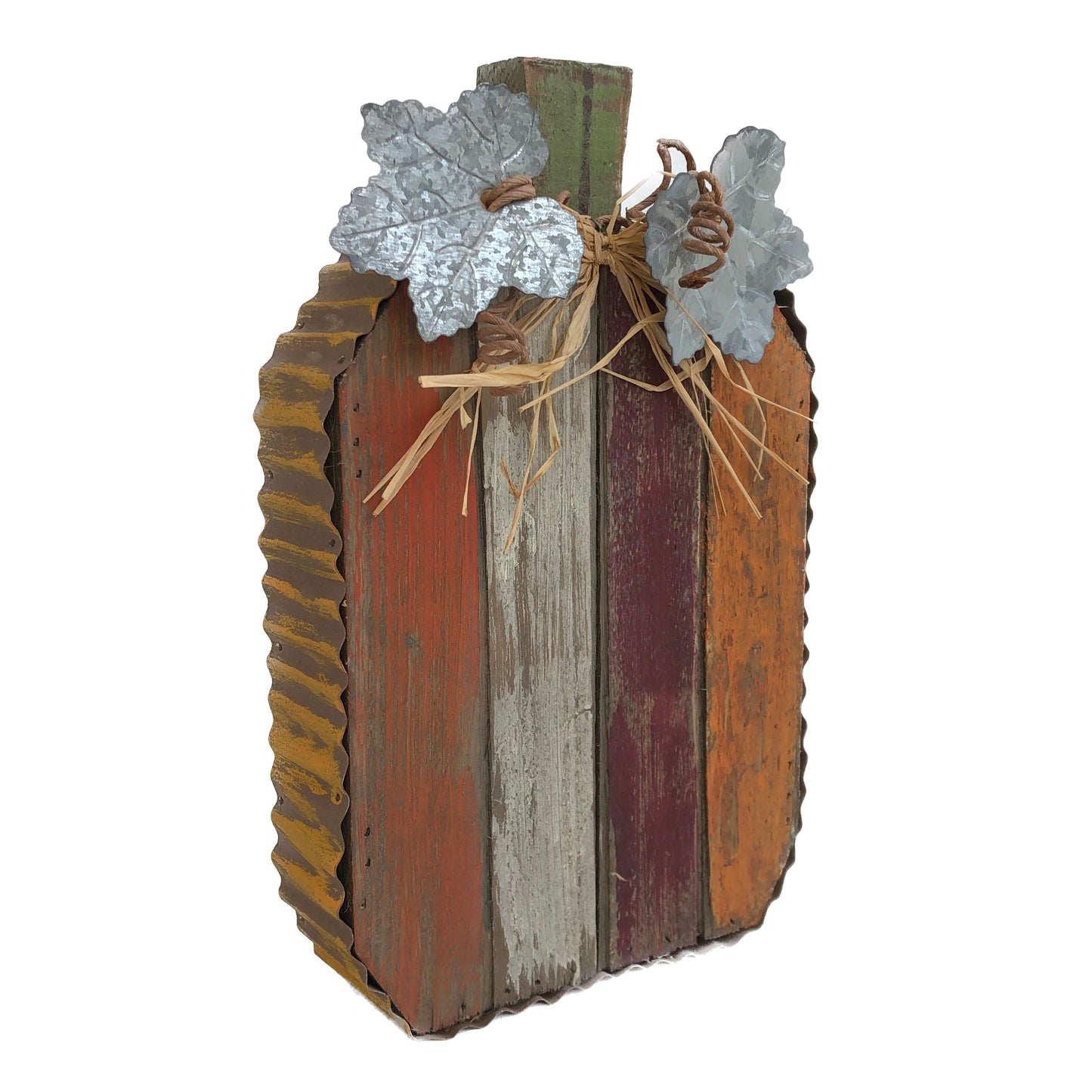 Wood/Metal Pumpkin Decor